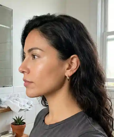 After — Cheekbone lift